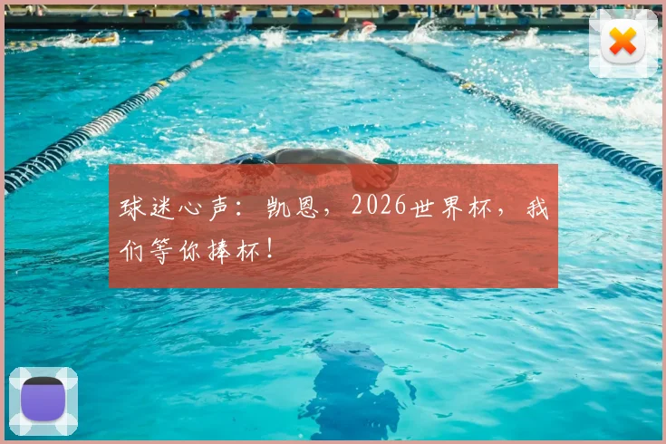 球迷心声:凯恩,2026世界杯,我们等你捧杯!