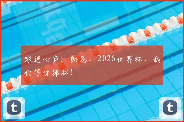球迷心声：凯恩，2026世界杯，我们等你捧杯！
